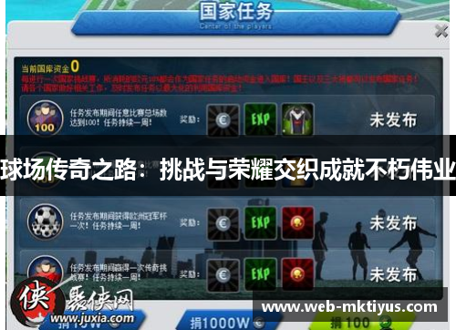 球场传奇之路：挑战与荣耀交织成就不朽伟业